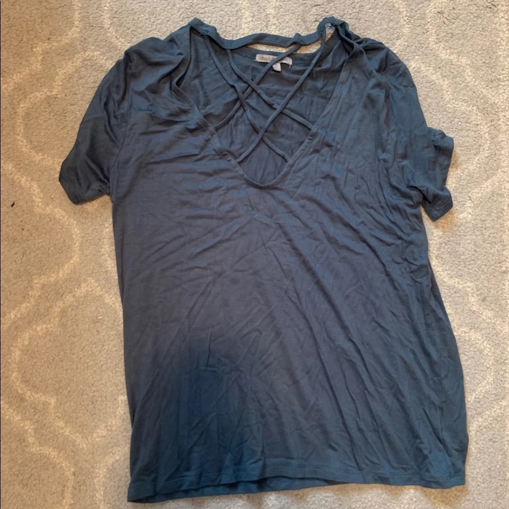 Teal shirt